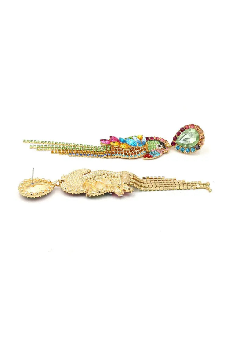 DALIA - Parrot Diamante Earrings