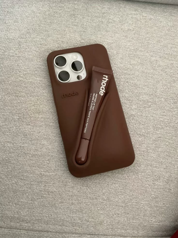 Rhode Phone Case Espresso + Lip Gloss