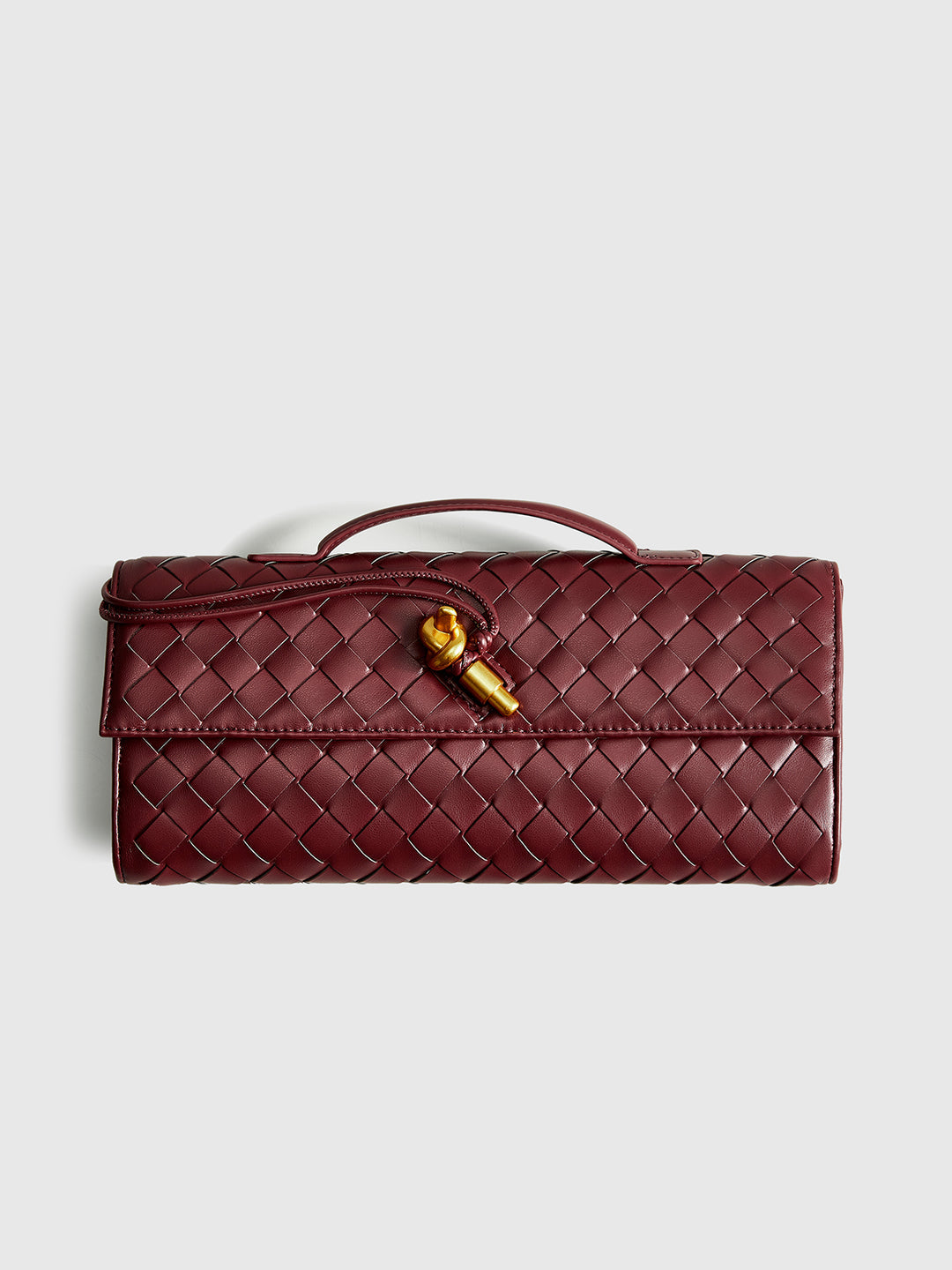 DALIA - Woven Flap Clutch