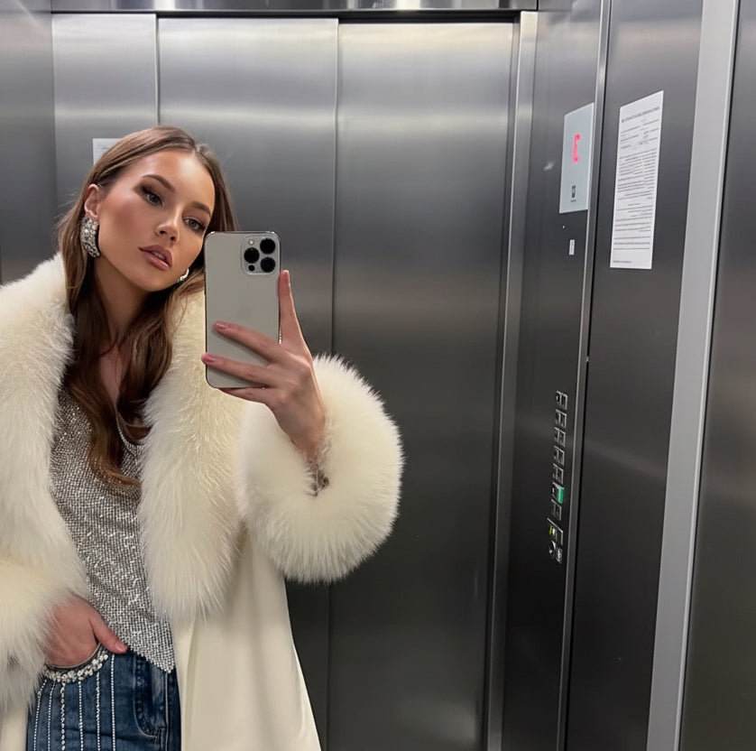 DALIA - Woolen Coat Women Chic Long