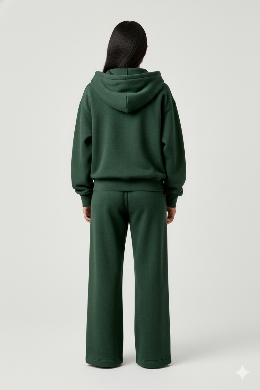 DALIA - Lounge Set-  Hooded & Wide Leg