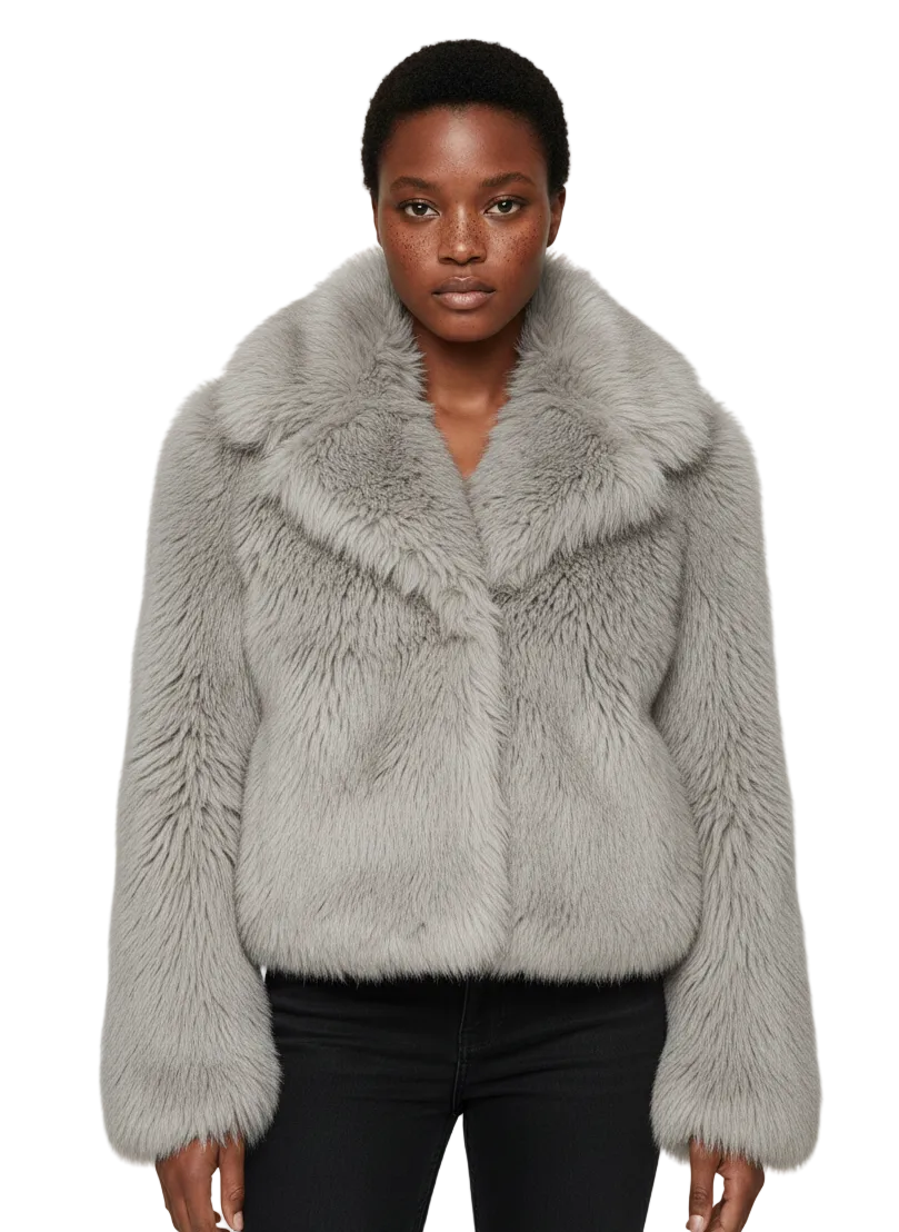 DALIA - Luxe Faux Fur Coat