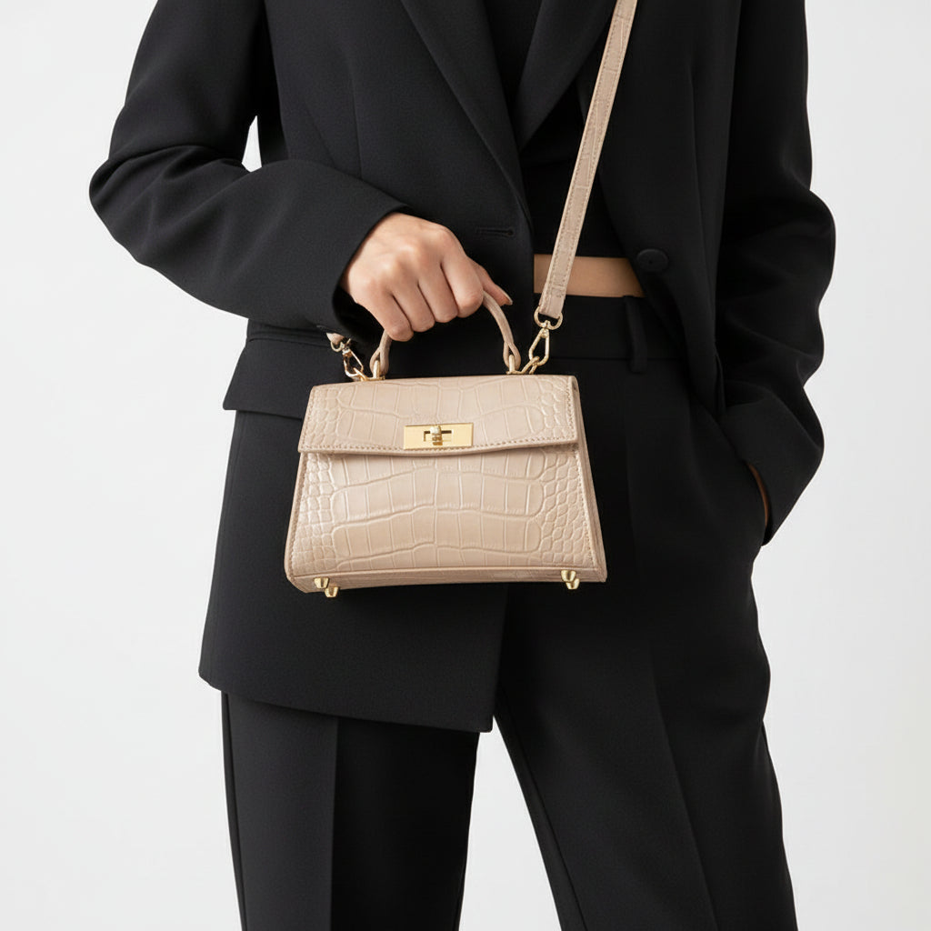 DALIA - Stylish Croc Bag