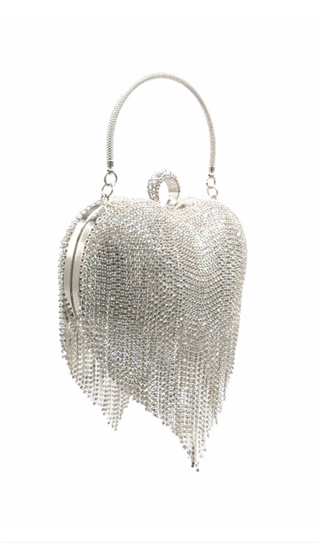 DALIA - Heart Tassel Dinner Bag