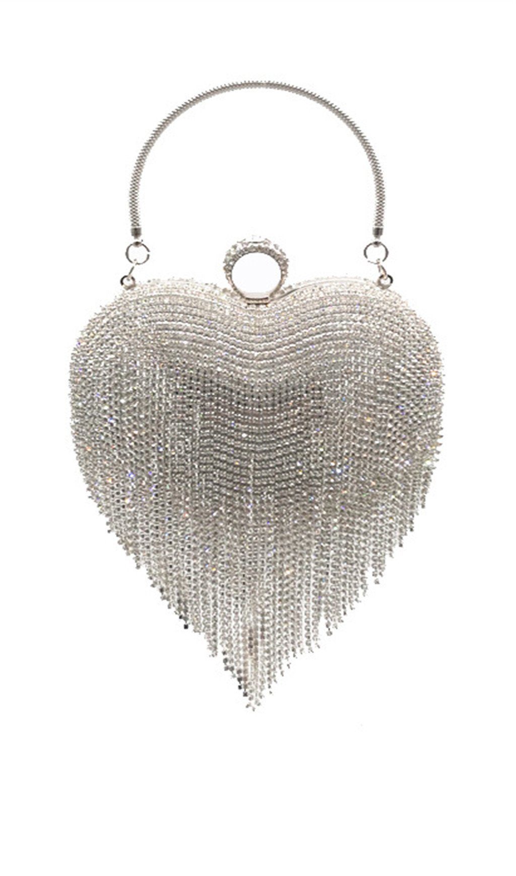 DALIA - Heart Tassel Dinner Bag
