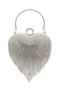 DALIA - Heart Tassel Dinner Bag