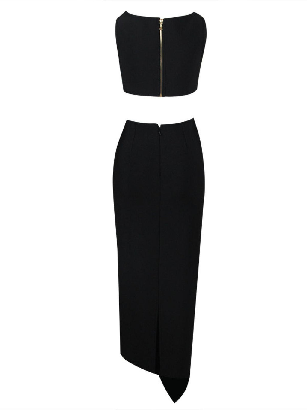 DALIA - Cut Out Bandage Set In Black