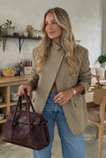DALIA – Checkered Blazer