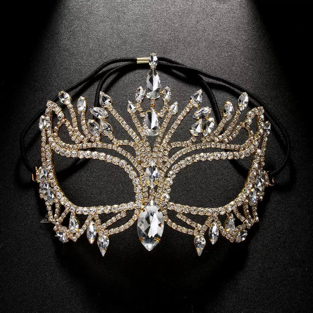 DALIA - Luxury Rhinestone Masquerade Mask