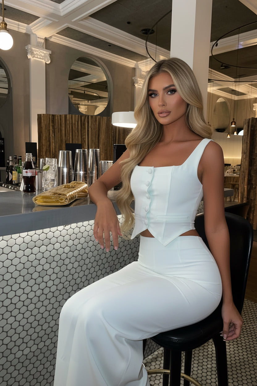 DALIA - Maxi Skirt Two Piece Set Mint