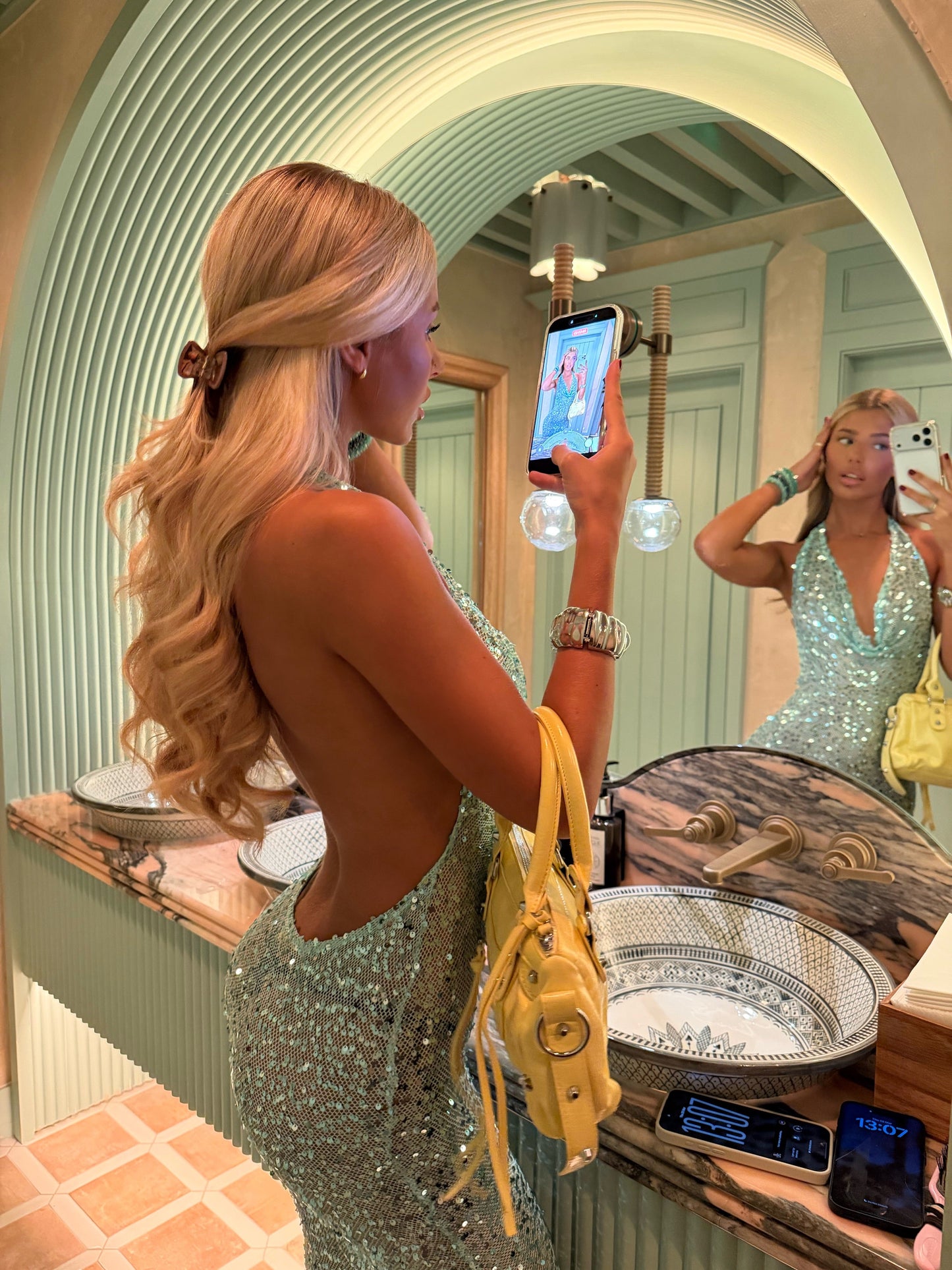 DALIA - Sydney Dress - Light Turquoise