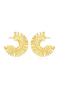 DALIA- Golden Semicircle Earrings