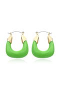 DALIA - Maelira Green Resin Earrings