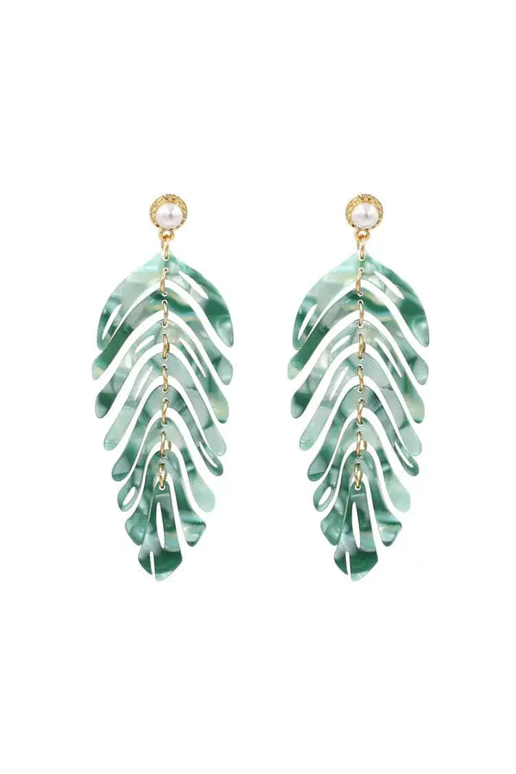 Flavia Leaf Earrings