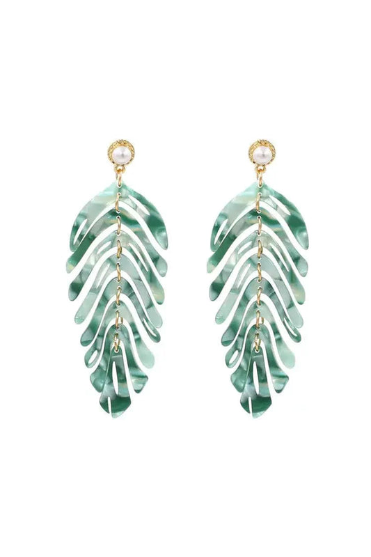 Flavia Leaf Earrings