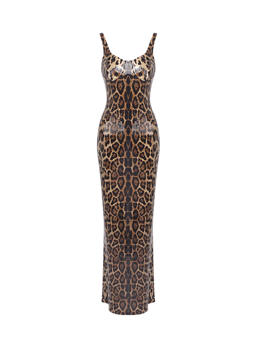 DALIA - Leopard Sequin Dress