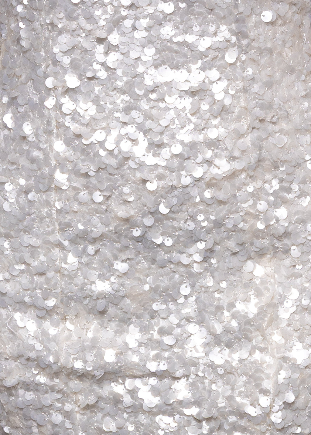 DALIA - Let Love Grow Sequin Mini Dress - White