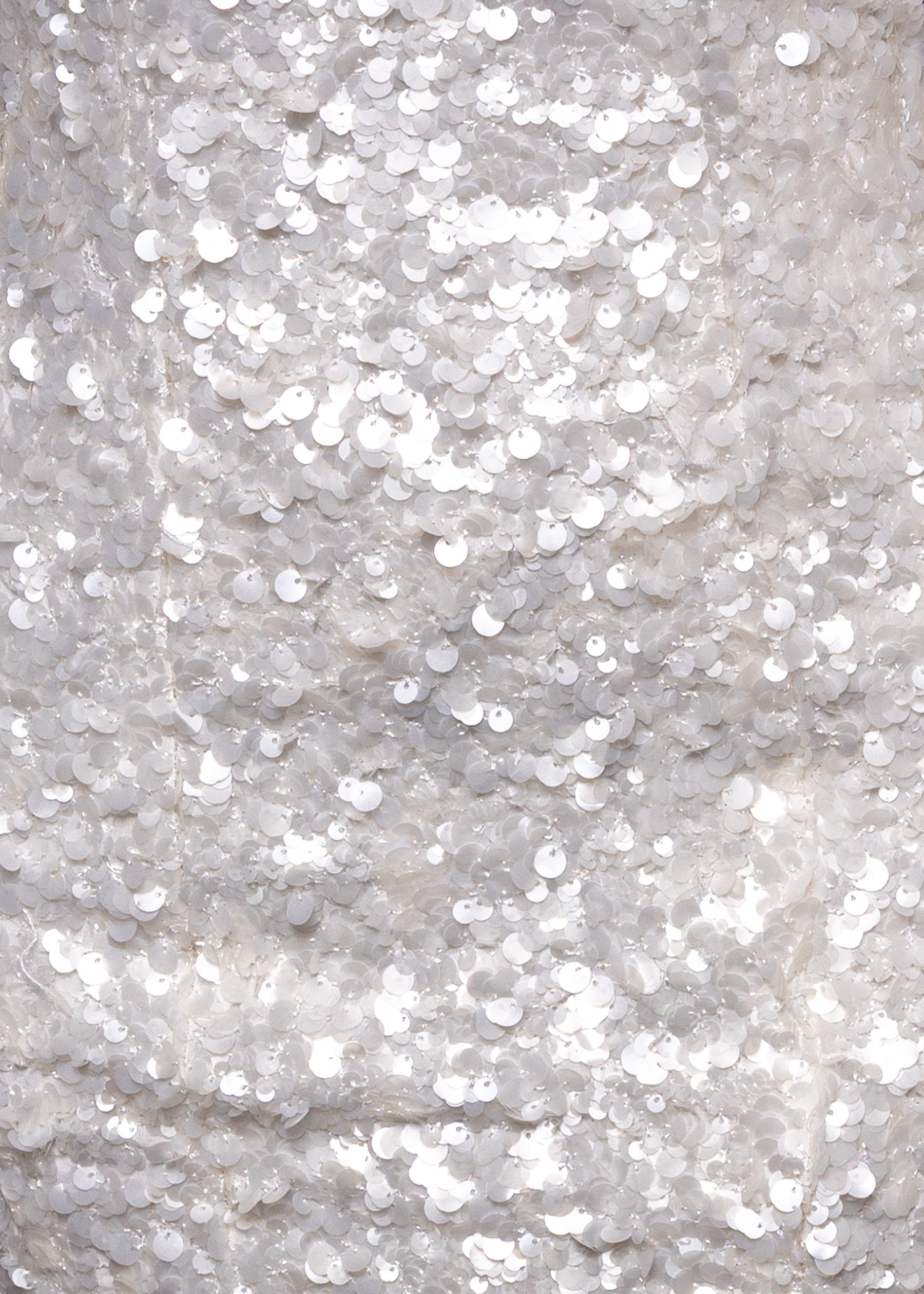 DALIA - Let Love Grow Sequin Mini Dress - White