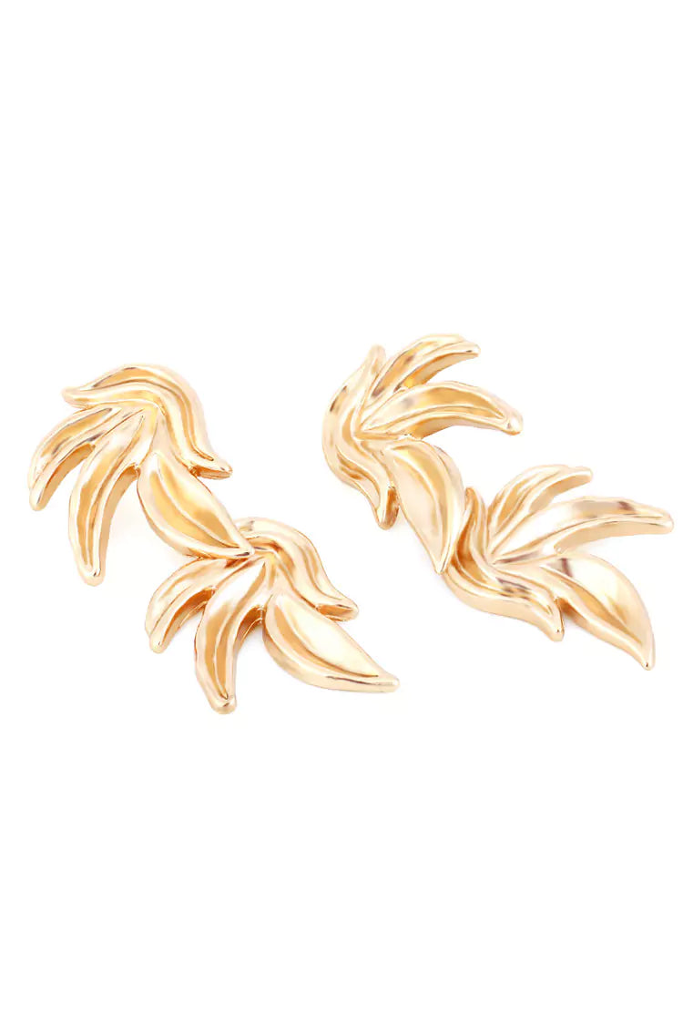DALIA - Bexiron Gold Leaves Earrings