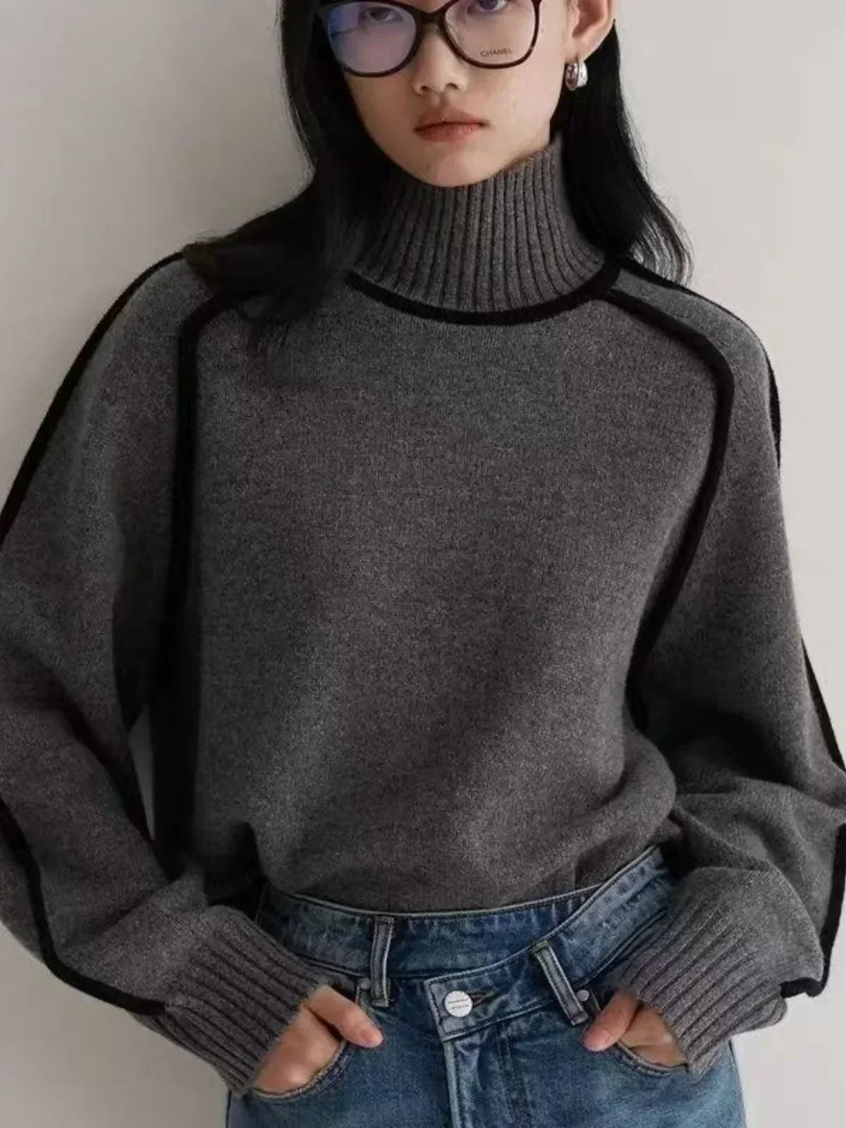 DALIA - Elegant Turtleneck Sweater