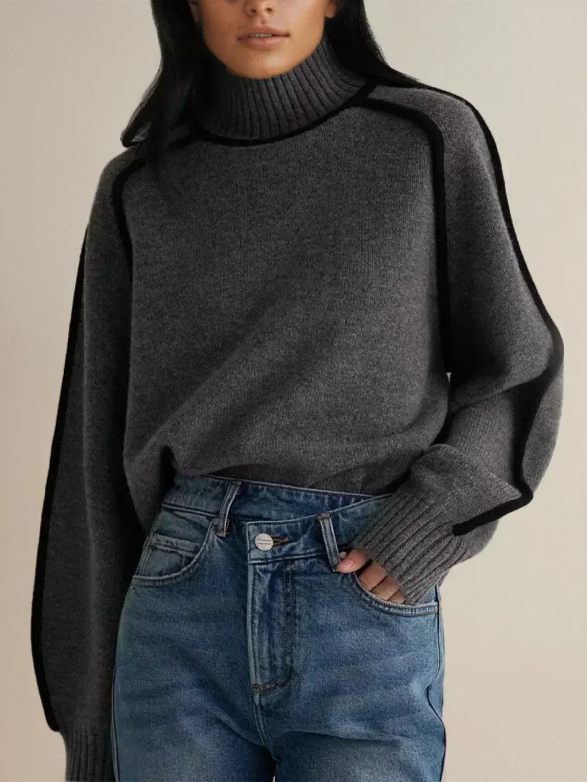 DALIA - Elegant Turtleneck Sweater