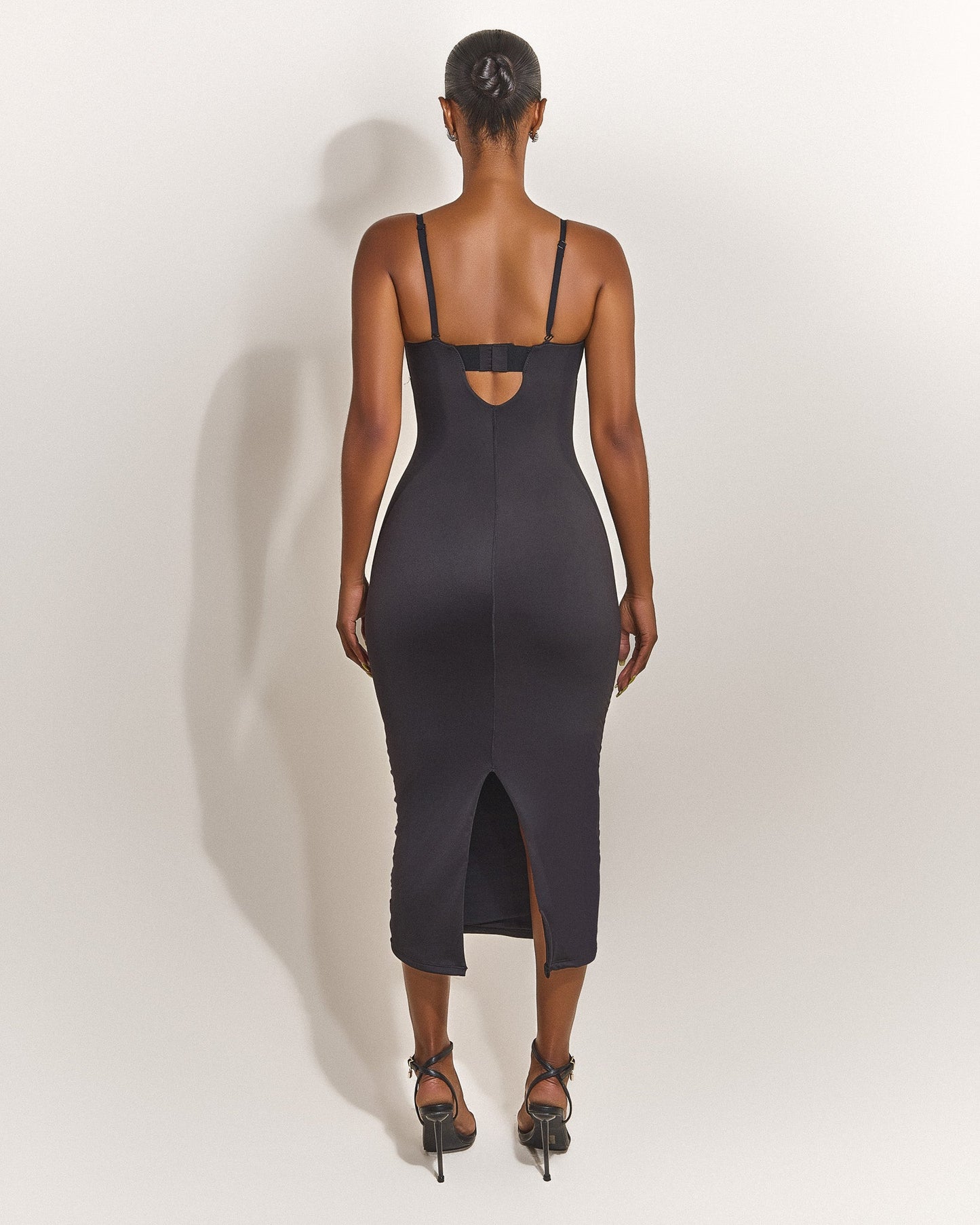DALIA - Sculpt Midaxi - Black