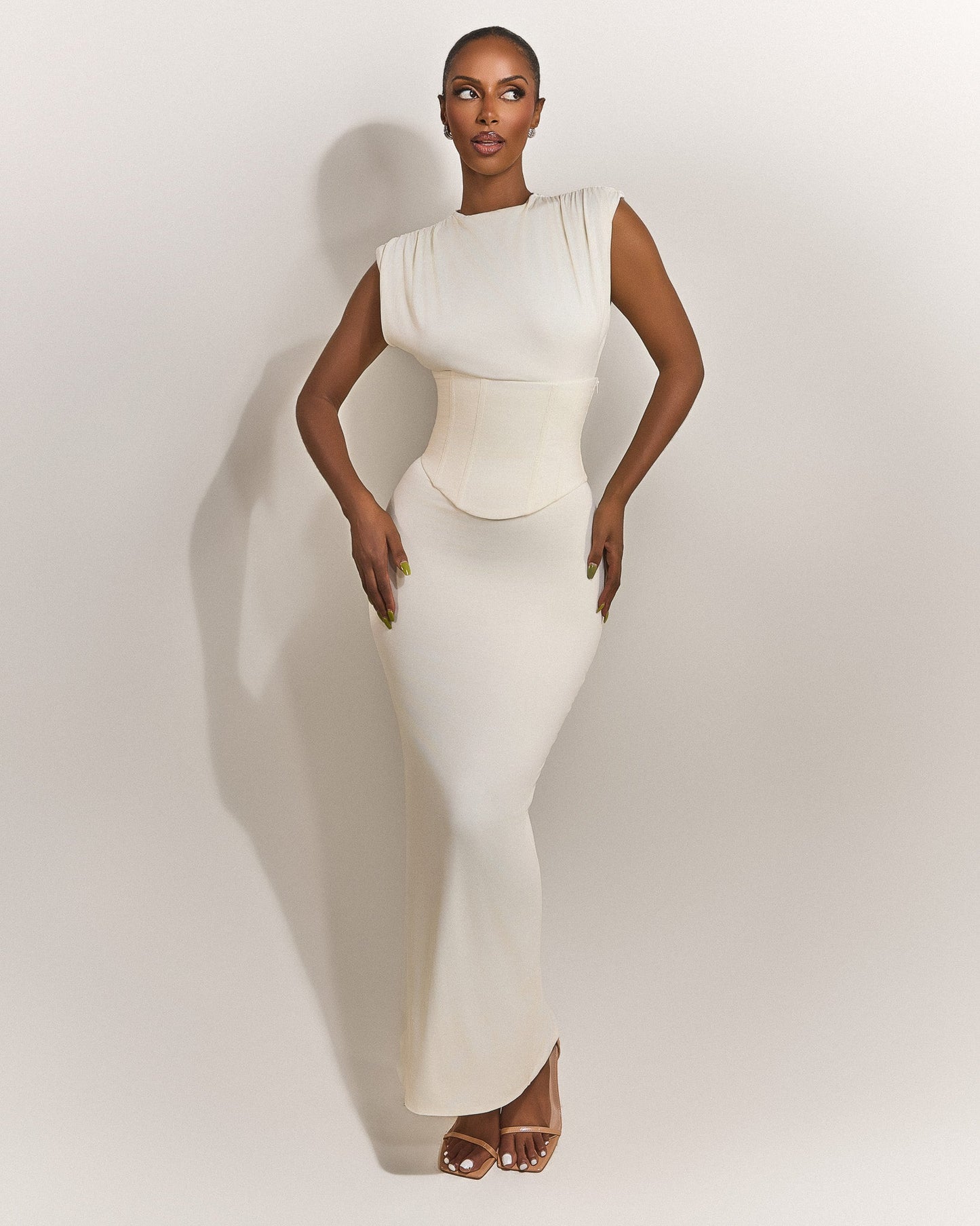 DALIA - Perfect Maxi Dress - Cream