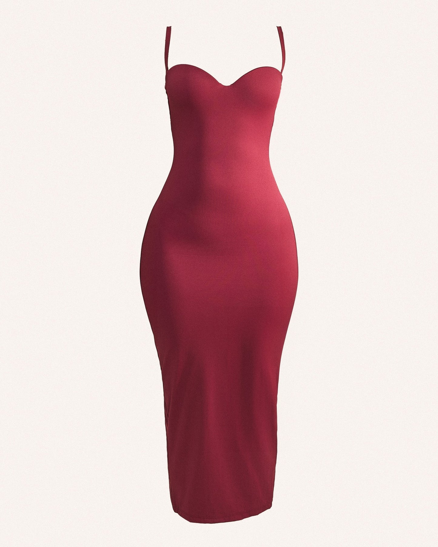DALIA - Sculpt Midaxi - Red