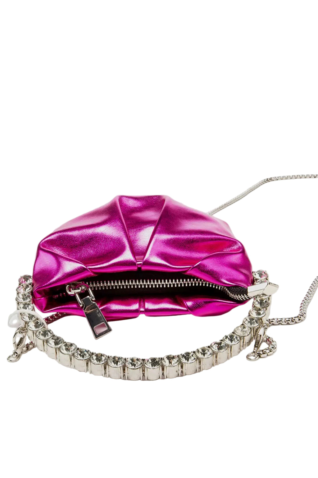 DALIA - Crystal Embellished Rose Red Bag