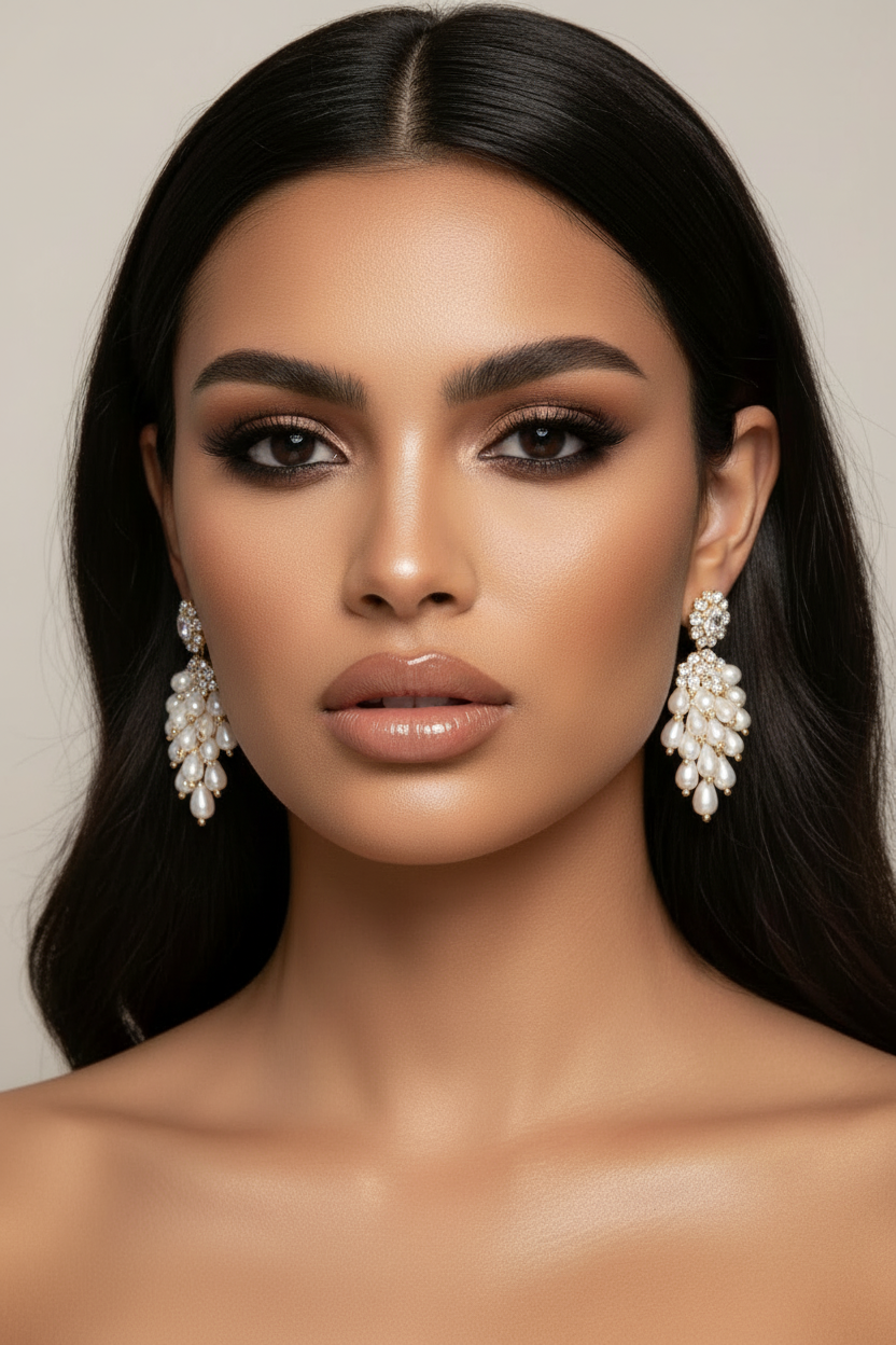 DALIA - Vala Pearl Tassel Earrings