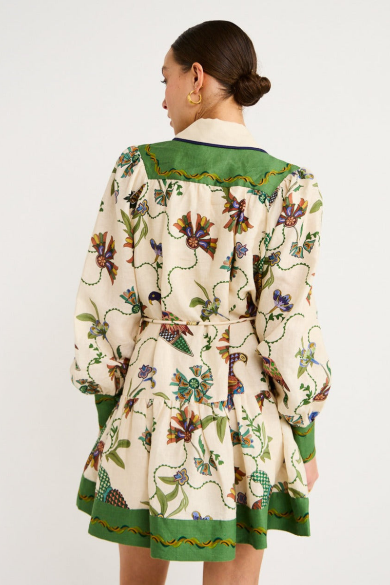 DALIA - Balloon Sleeve Mini Dress