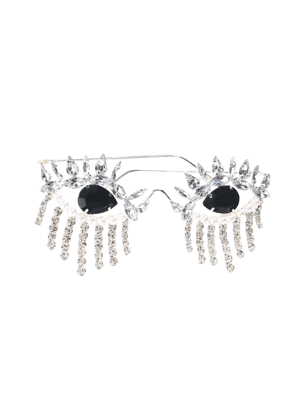 DALIA - Morrissey Rhinestone Fringe Sunglasses