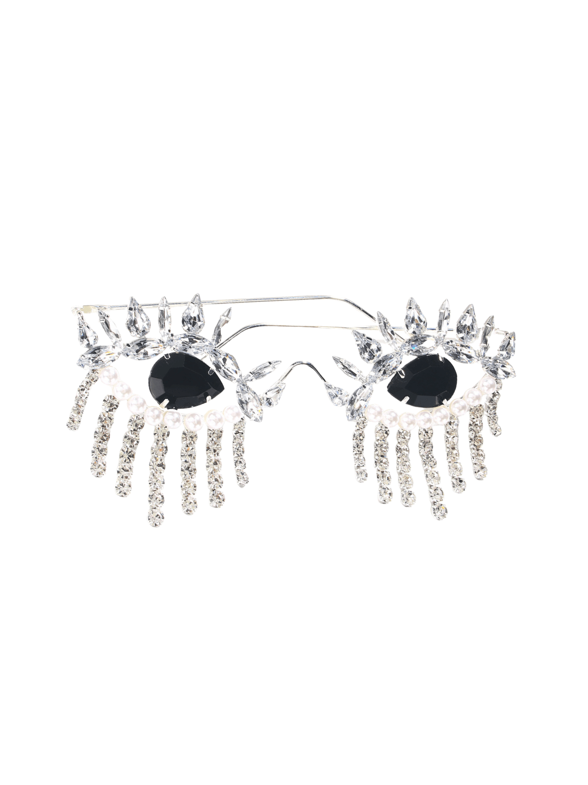 DALIA - Morrissey Rhinestone Fringe Sunglasses