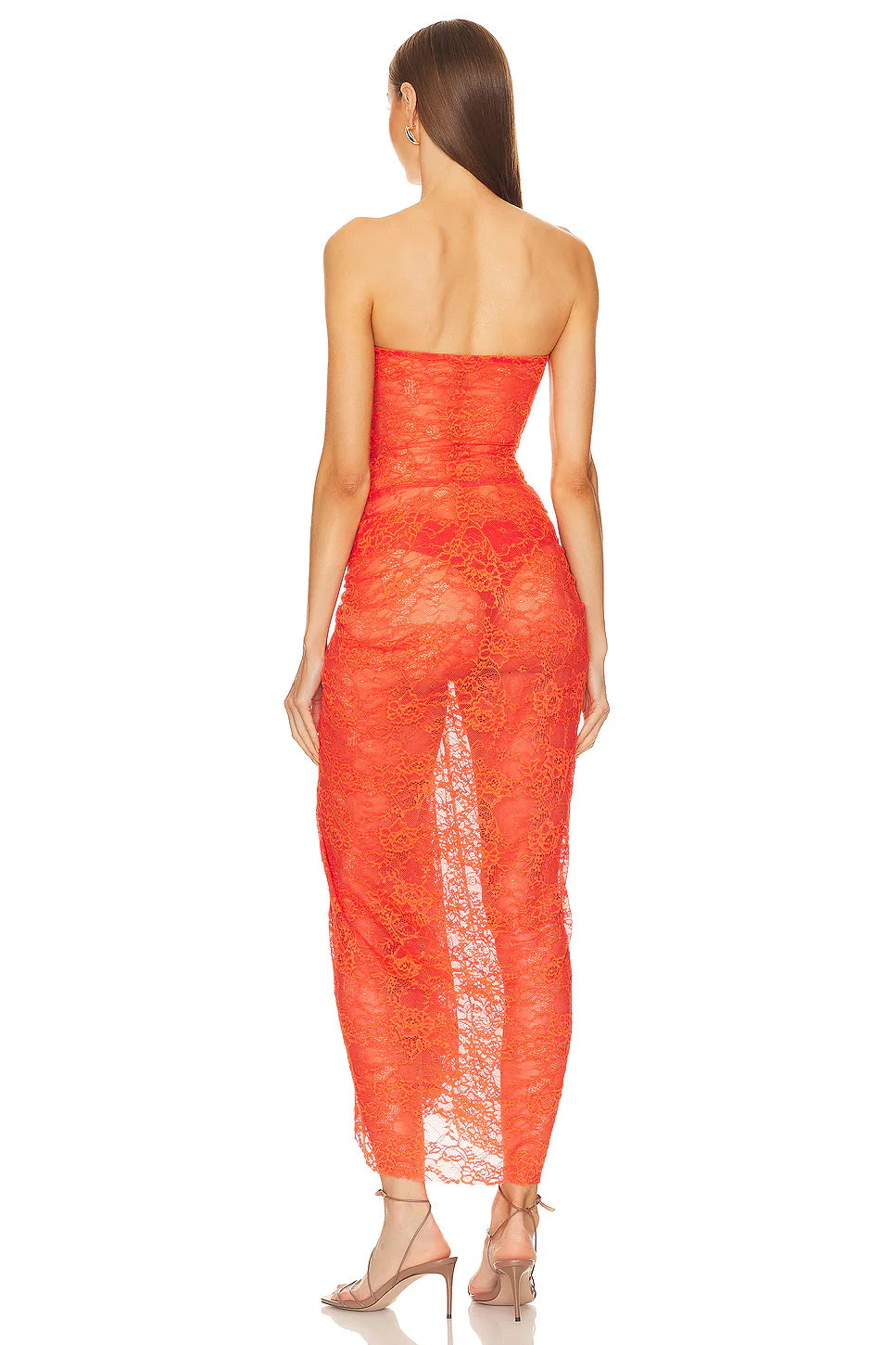 DALIA - Strapless Lace Bodycon Dress