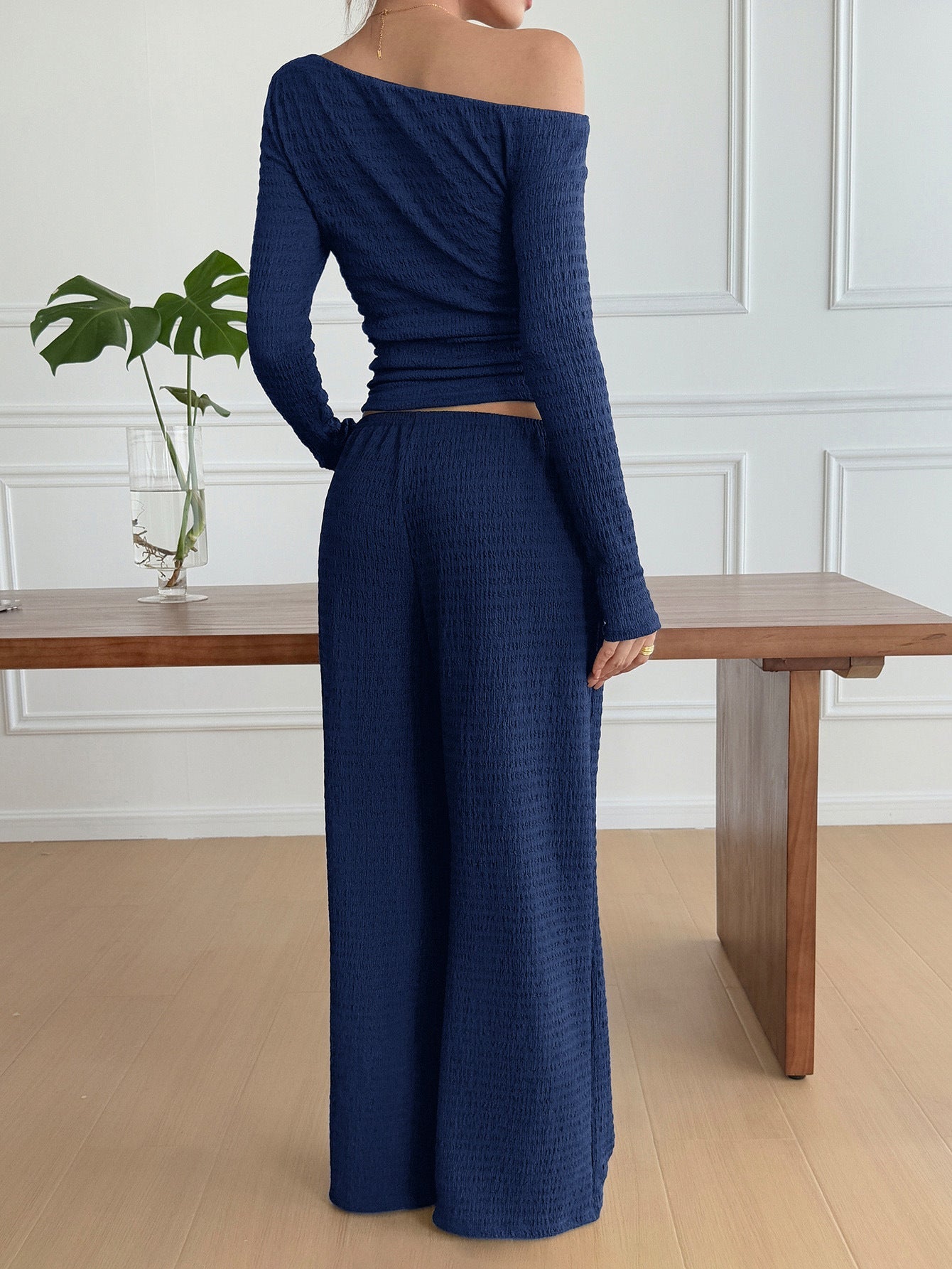 DALIA - Warm Afternoon Off-Shoulder Knit Set