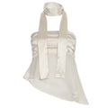 DALIA - Romantic Gathered Sheer Tube Top
