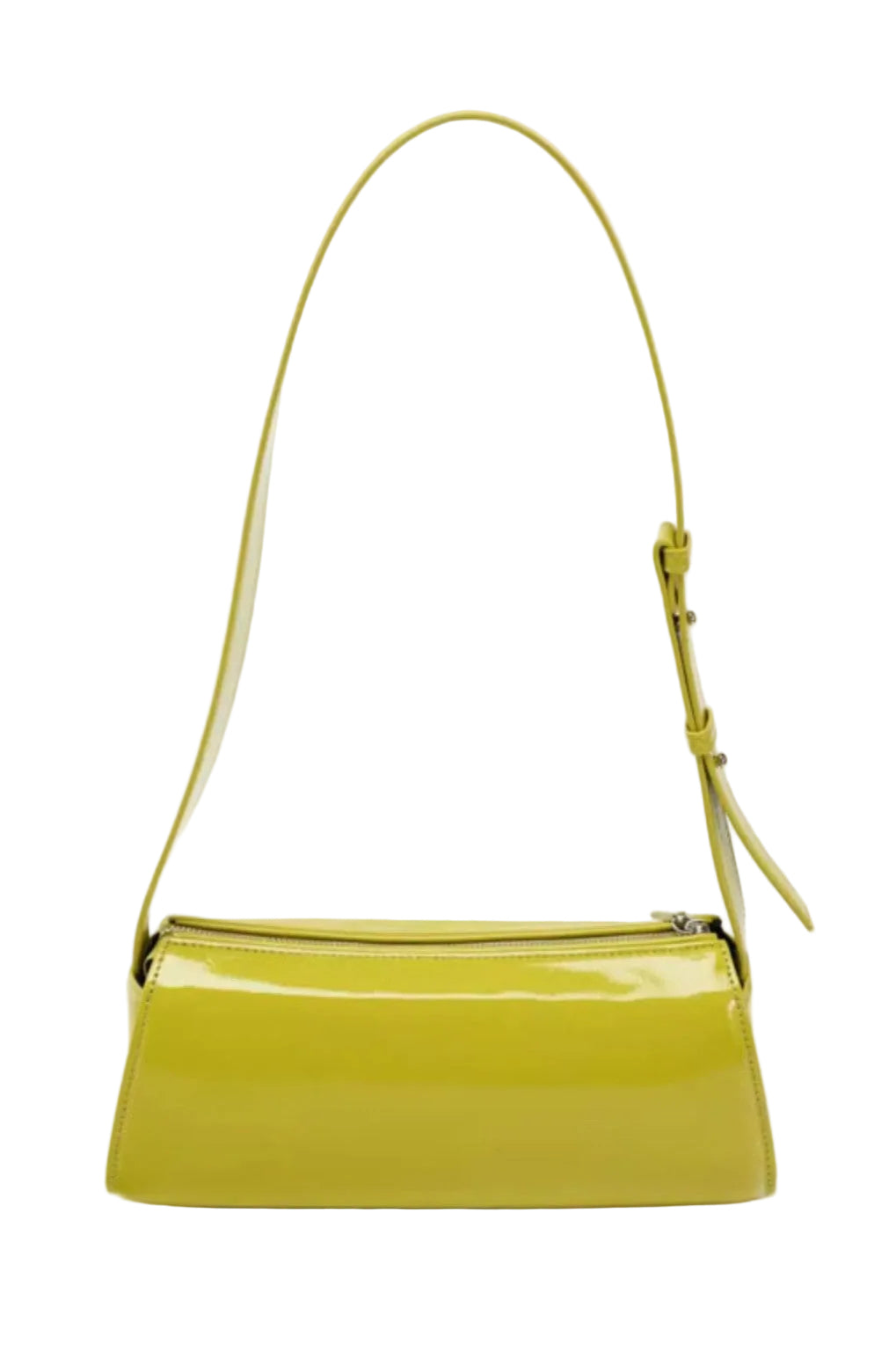 DALIA - Avalyne Mirror Leather Baguette Bag
