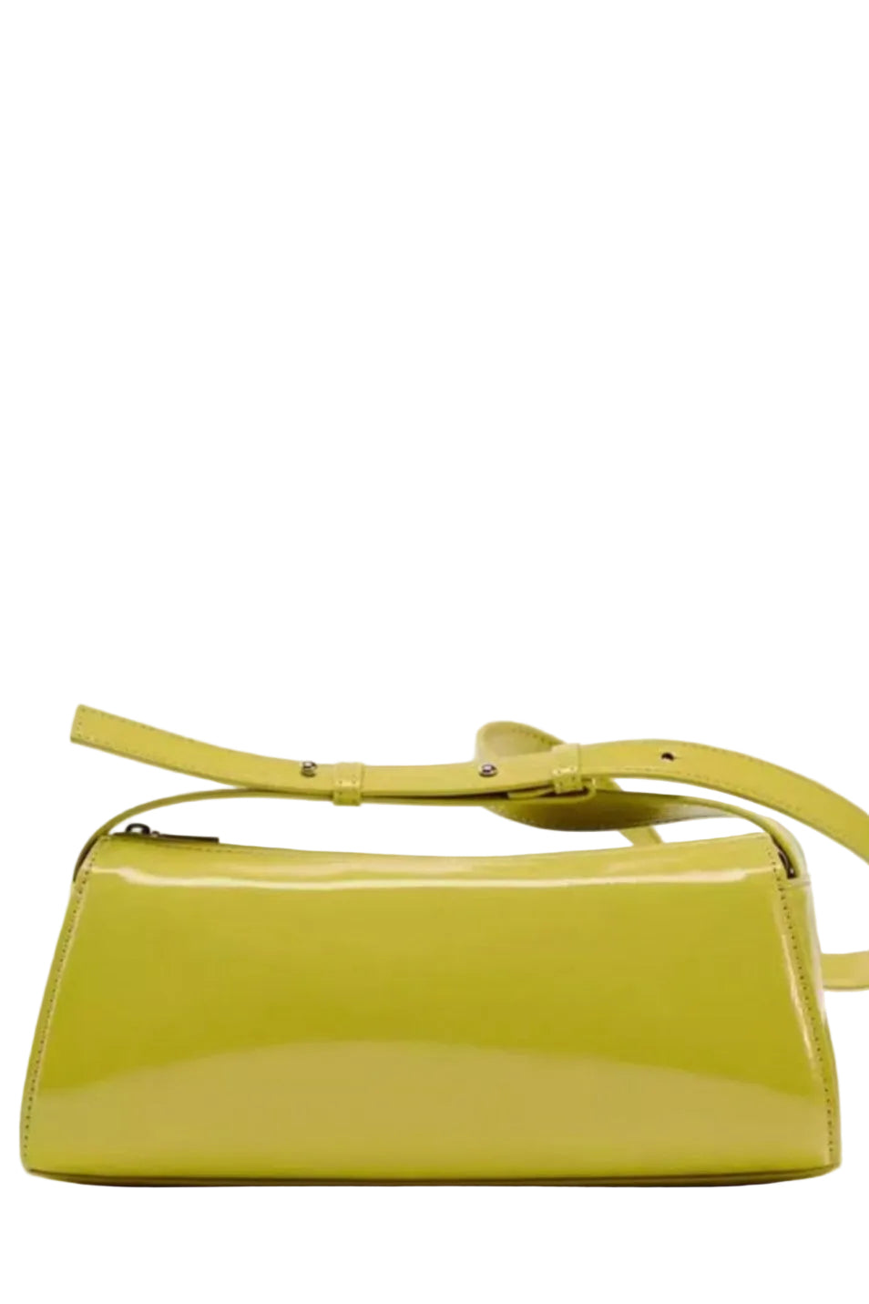 DALIA - Avalyne Mirror Leather Baguette Bag