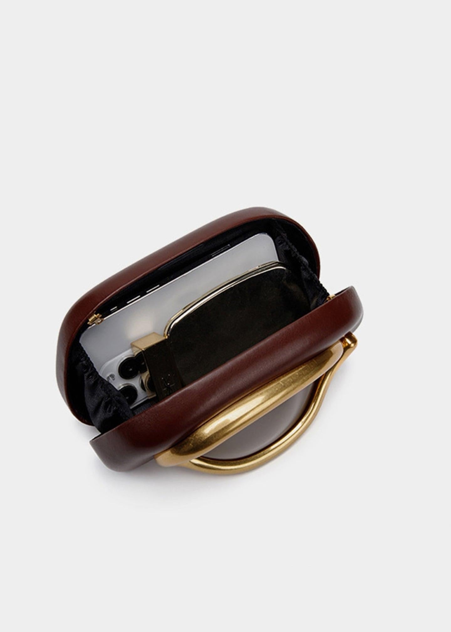 Torba metalowa Cyrvath w kolorze bordowym