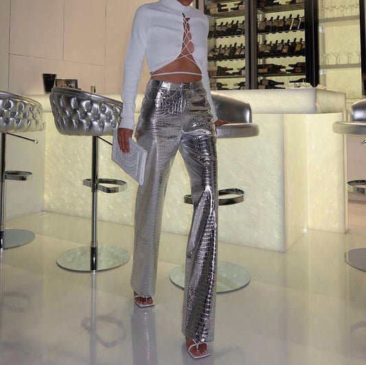 DALIA - Shining Confidence Straight Leg Pants