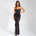 DALIA - Celebration Passionate Lace Mermaid Maxi Dress