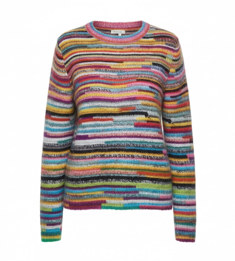 DALIA - Casual Patterned Knit Sweater