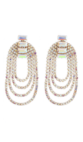 DALIA - Sloane Oval Tassel Earrings