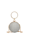 DALIA - Silver Round Ball Bag