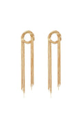 DALIA - Golden Tassel Earrings