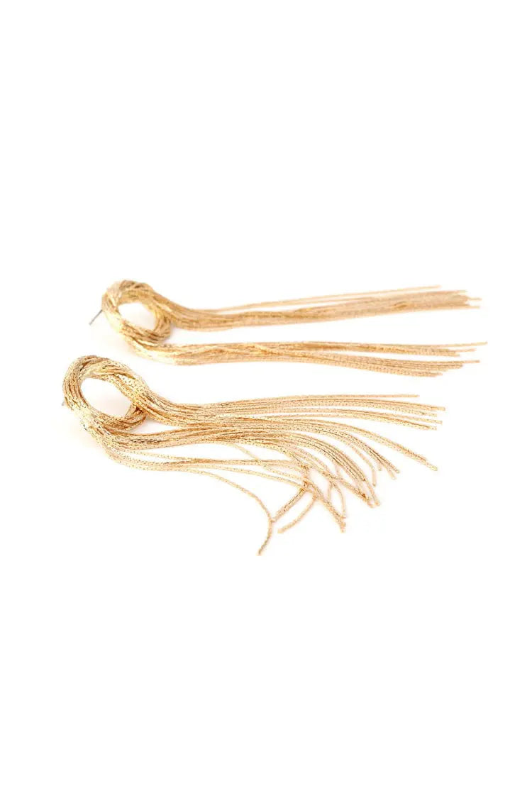 Kolczyki Lili Golden Tassel