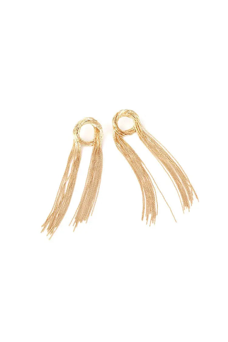 Kolczyki Lili Golden Tassel