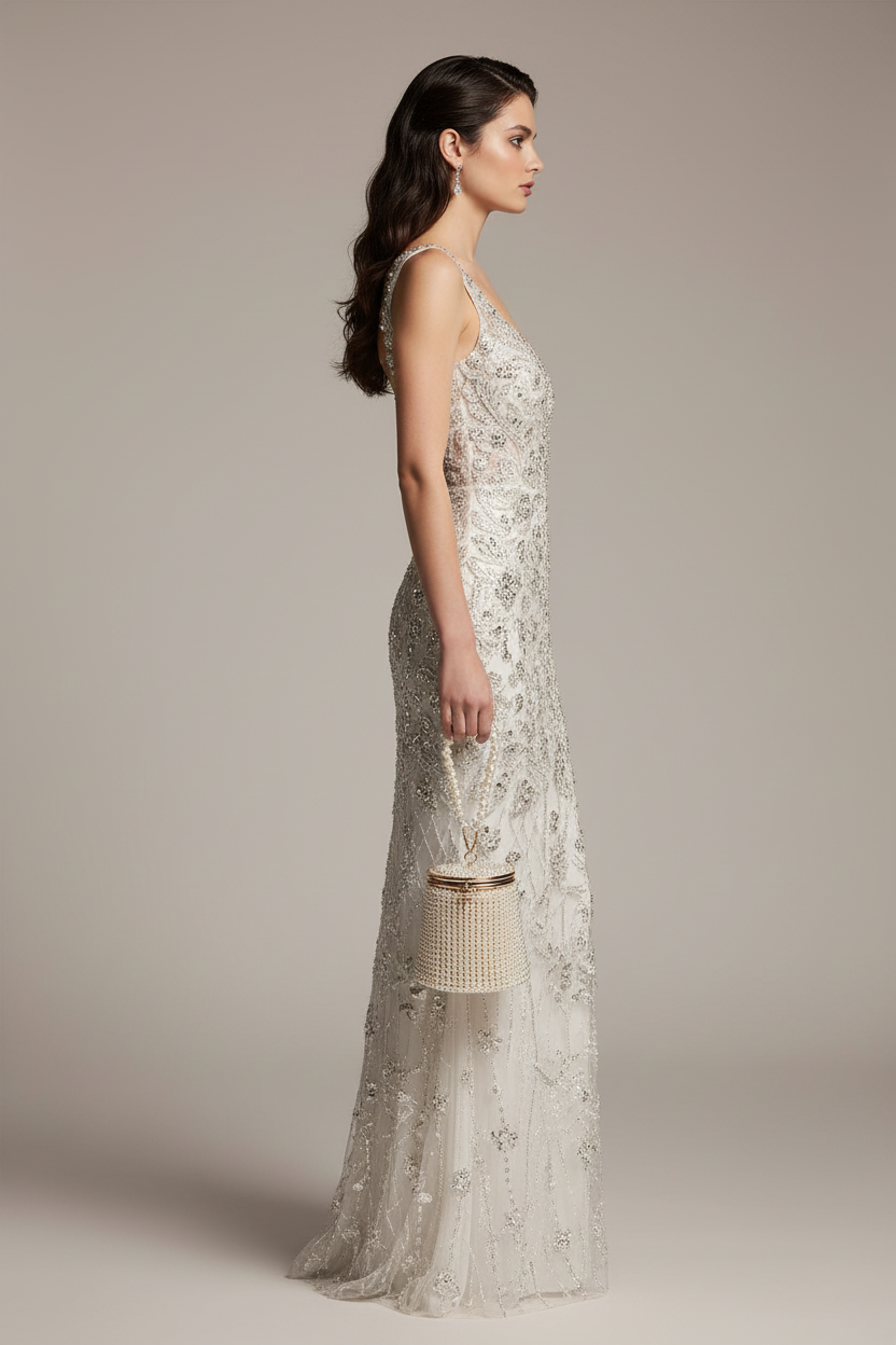 DALIA - Pearl Bucket Bag