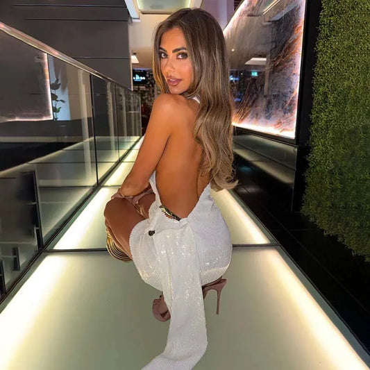 DALIA - Sequin Sleeveless Mini Dress