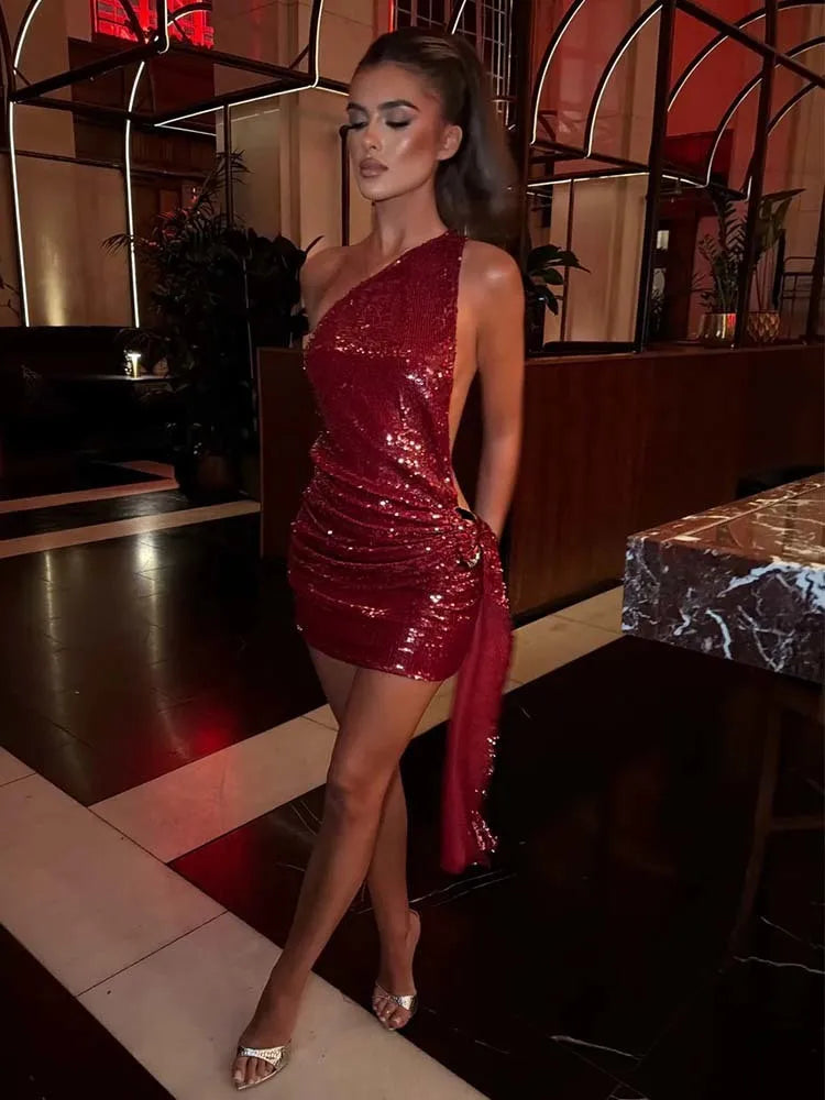 DALIA - Sequin Sleeveless Mini Dress